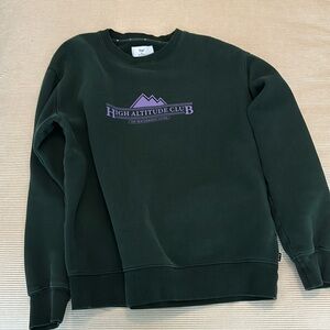 TNA Cozy Fleece Crewneck Sweatshirt “High Altitude Club”